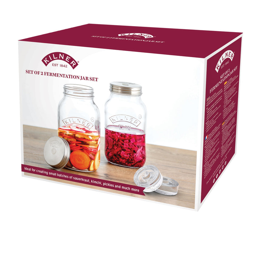 Kilner Fermentation Jar 1 Litre Set of 2 - Image 02