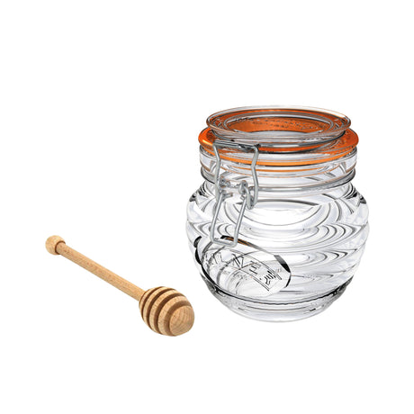 Kilner Honey Pot with Drizzler Spoon 400ml - Image 01