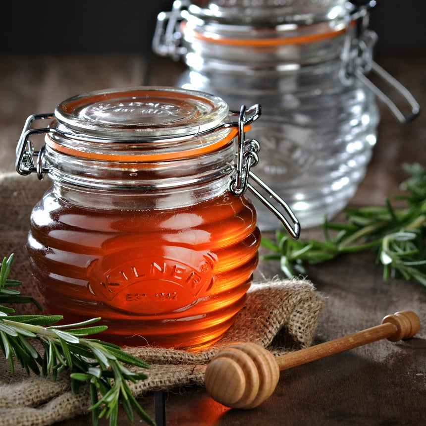 Kilner Honey Pot with Drizzler Spoon 400ml - Image 05