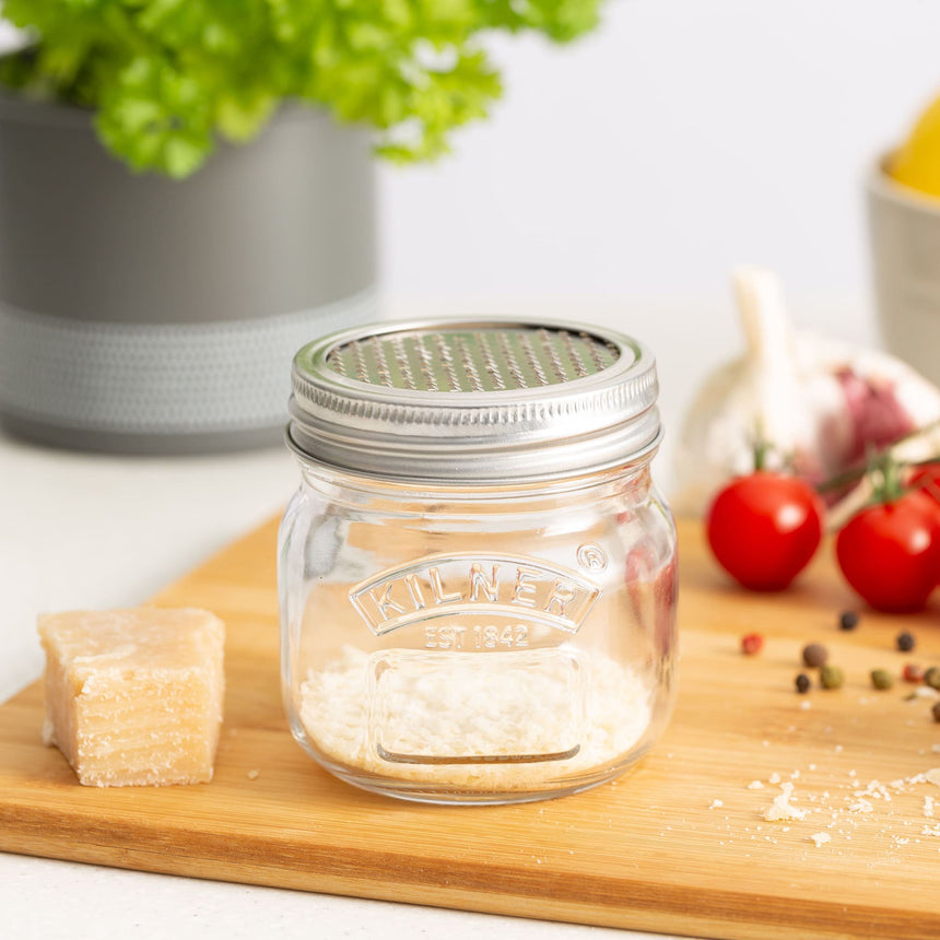 Kilner Storage Jar With Fine Grater Lid 250ml - Image 03