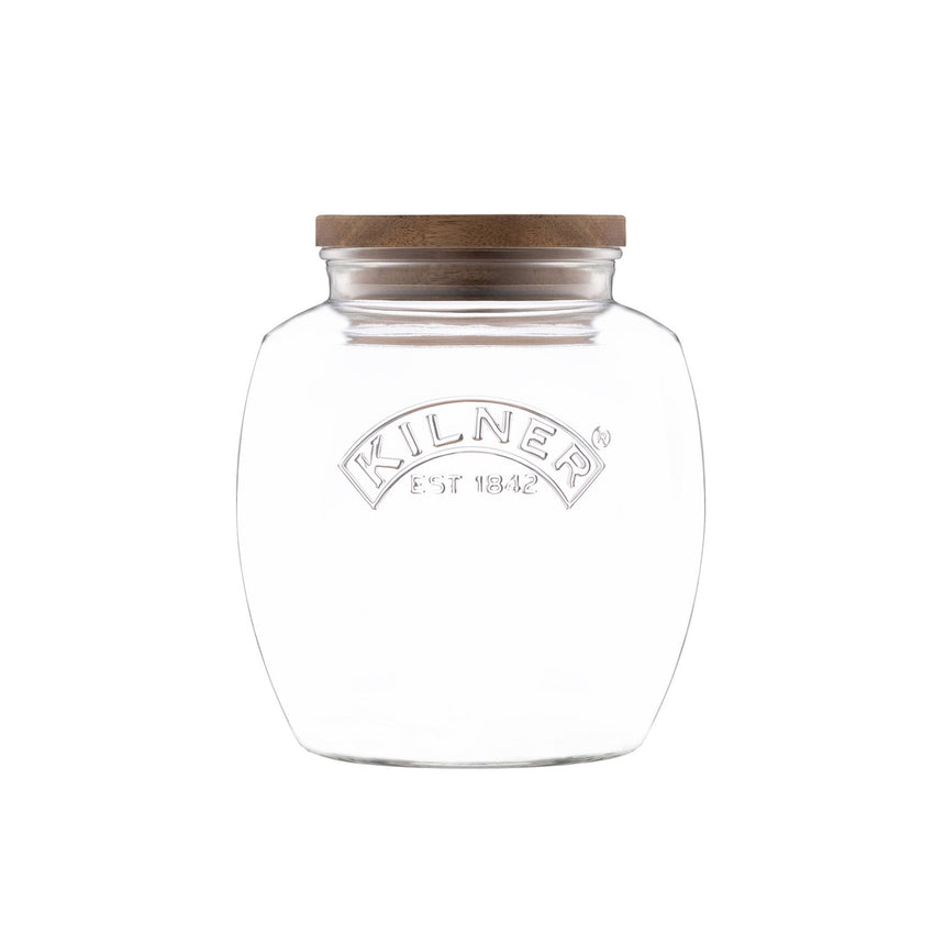 Kilner Universal Jar with Wooden Lid 2L - Image 01