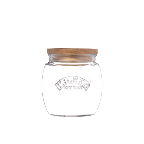 Kilner Universal Jar with Wooden Lid 850ml - Image 01