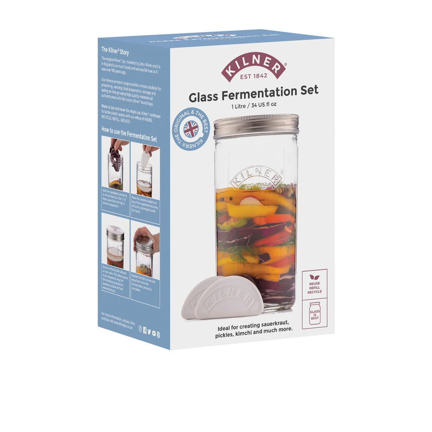 Kilner Wide Mouth Fermentation Set 1L - Image 06