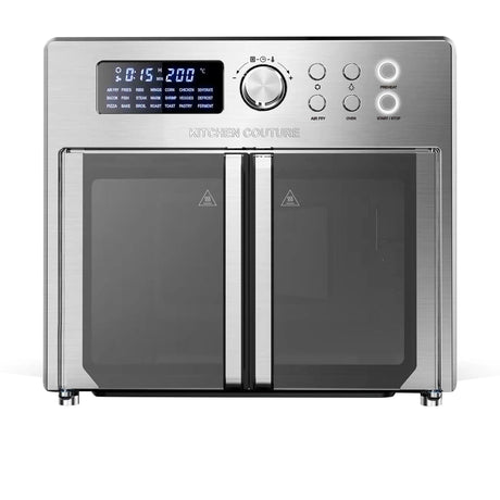 Kitchen Couture French Door Digital Air Fryer Oven 25L Silver - Image 01