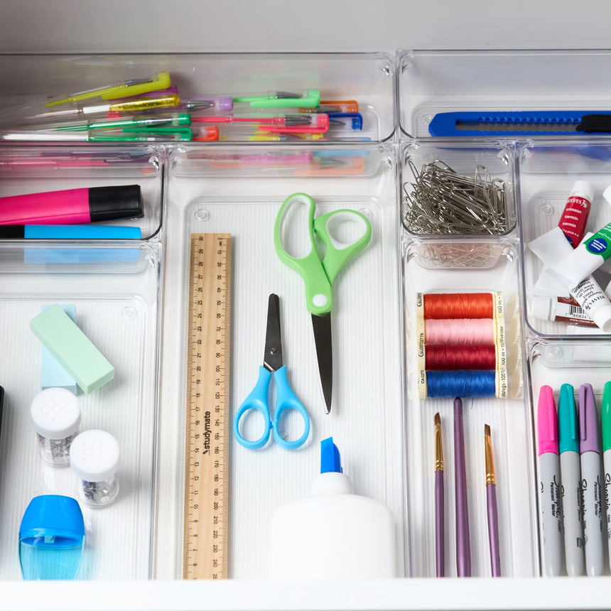 Kitchen Pro Clear Drawer Organiser 15x30x5cm - Image 04