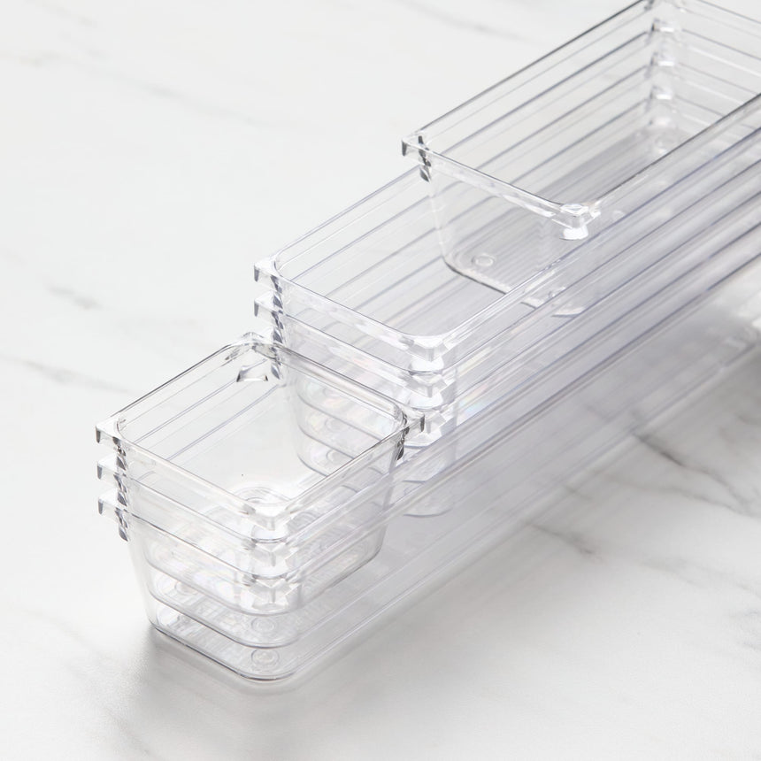 Kitchen Pro Clear Drawer Organiser 7 Piece Set - Image 03