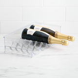 Kitchen Pro Clear Stackable Wine Rack 4 Bottle - Image 01