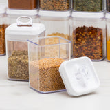 Kitchen Pro Denny Spice Storage Canister Set 12 Piece White - Image 04