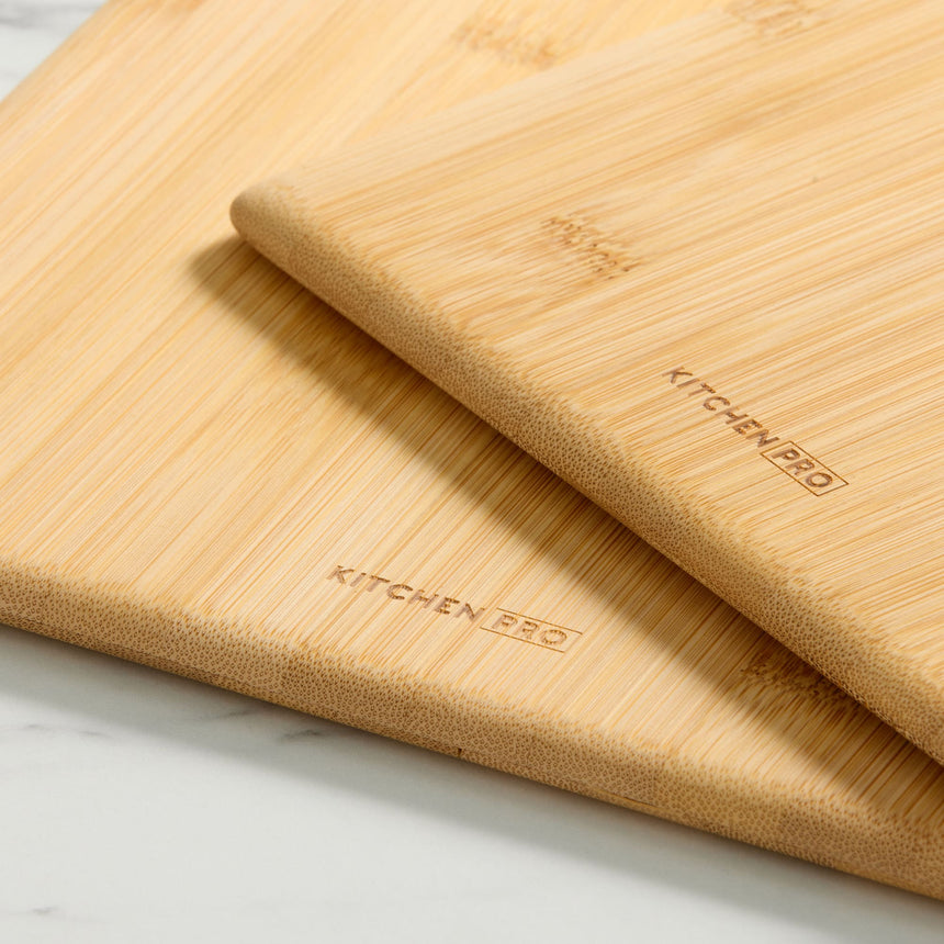 Kitchen Pro Eco Bamboo Cutting Board 2 Piece Set - Image 05