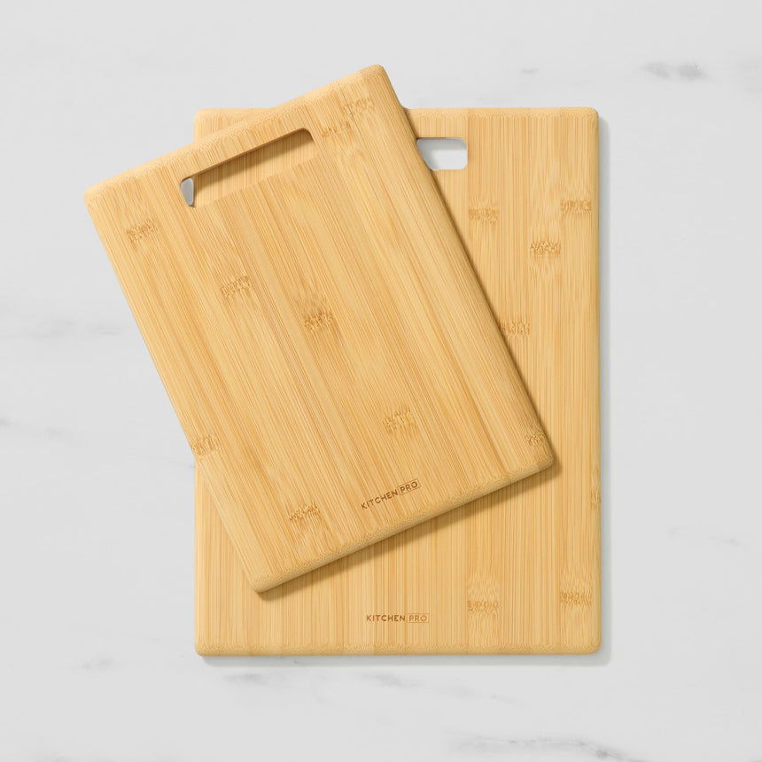 Kitchen Pro Eco Bamboo Cutting Board 2 Piece Set - Image 01