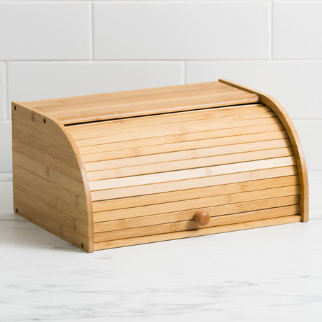 Kitchen Pro Eco Roll Top Bread Bin Natural - Image 01