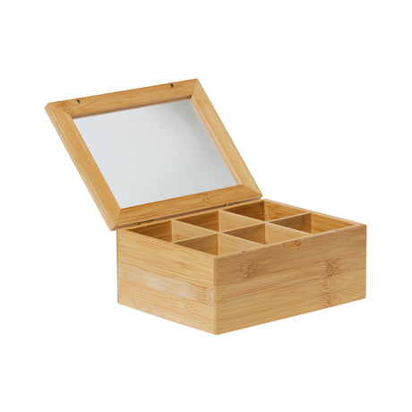 Kitchen Pro Eco Tea Box 6 Compartment Natural - Image 01