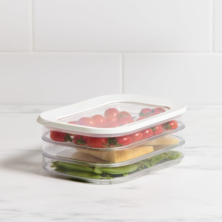 Kitchen Pro Clear Fresh Stackable Container Set of 3 - Image 01