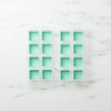 Kitchen Pro Kool 8 Jumbo Ice Cube Tray Set of 2 Aqua - Image 06