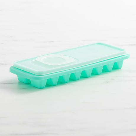 Kitchen Pro Kool Ice Cube Tray with Pour Through Lid Aqua - Image 01