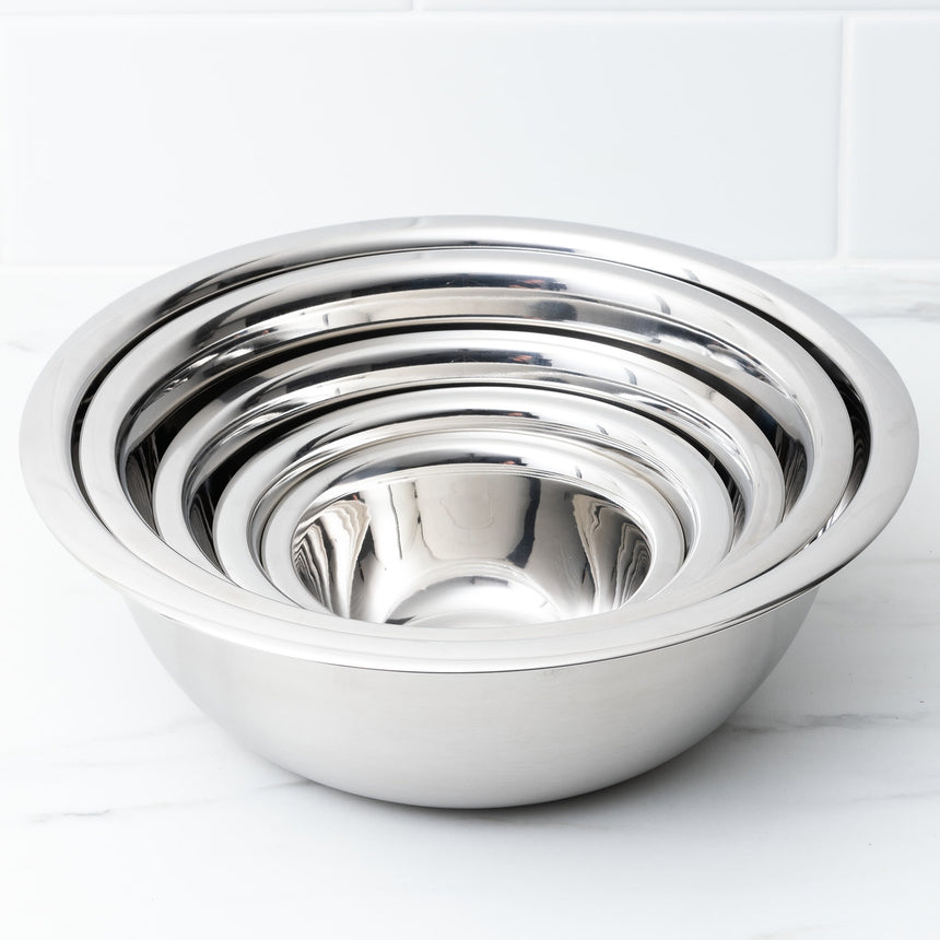 Kitchen Pro Mixwell Stainless Steel Mixing Bowl Set 5pc - Image 05