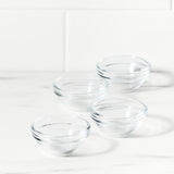 Kitchen Pro Mixwell Tempered Glass Sauce Bowl Set 4pc - Image 01