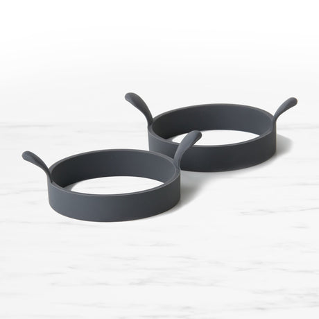 Kitchen Pro Oslo Egg Ring Set of 2 Charcoal - Image 01