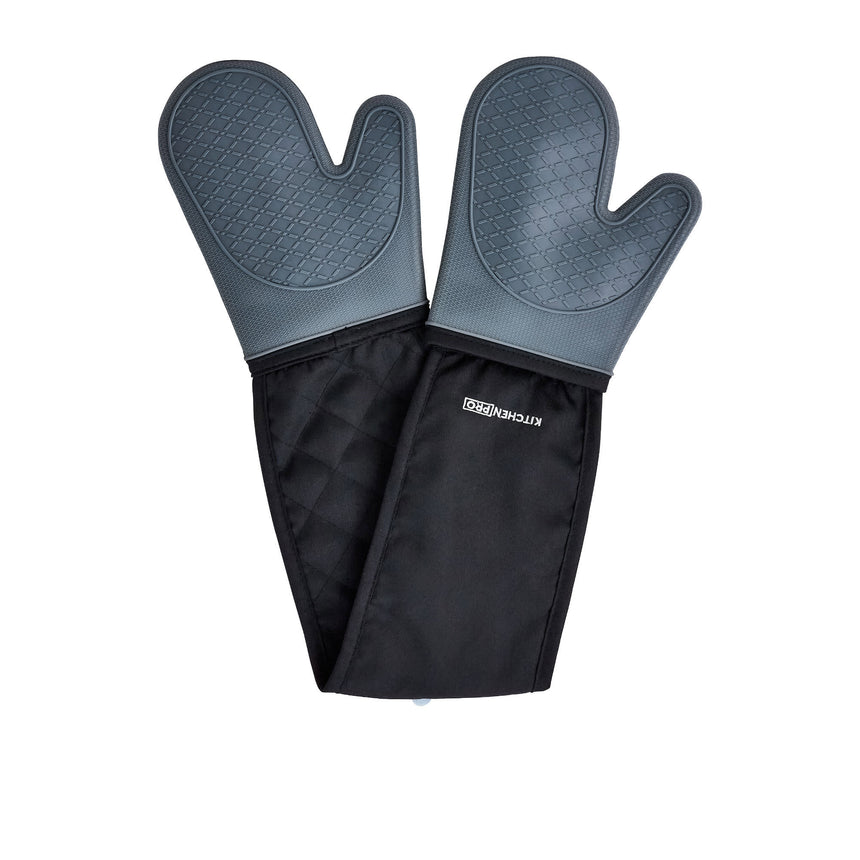 Kitchen Pro Oslo Silicone Double Oven Glove Grey - Image 04