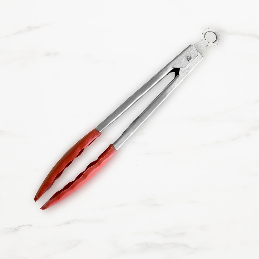 Kitchen Pro Oslo Silicone Tongs 23cm in Red - Image 01