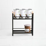 Kitchen Pro Tidy 2 Tier Kitchen Organiser in Black - Image 01