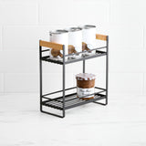 Kitchen Pro Tidy 2 Tier Kitchen Organiser in Black - Image 04