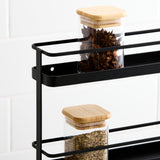 Kitchen Pro Tidy 3 Tier Spice Rack in Black - Image 02