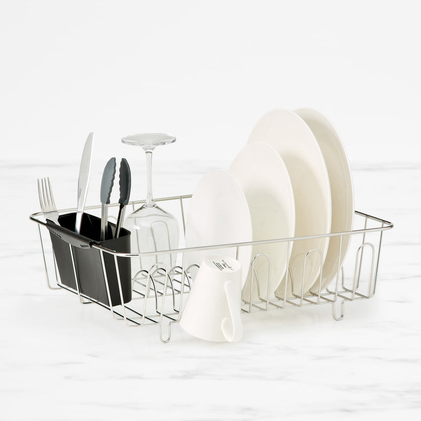 Kitchen Pro Tidy Stainless Steel Dish Rack - Image 01