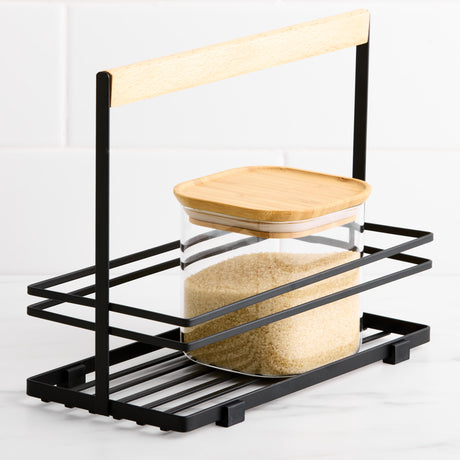 Kitchen Pro Tidy Tabletop Storage Caddy in Black - Image 02