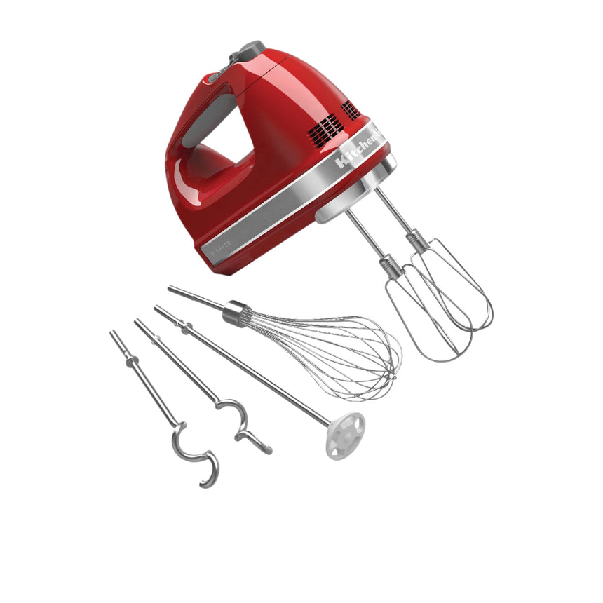 KitchenAid Artisan 9 Speed Hand Mixer Empire Red KHM926 - Image 01