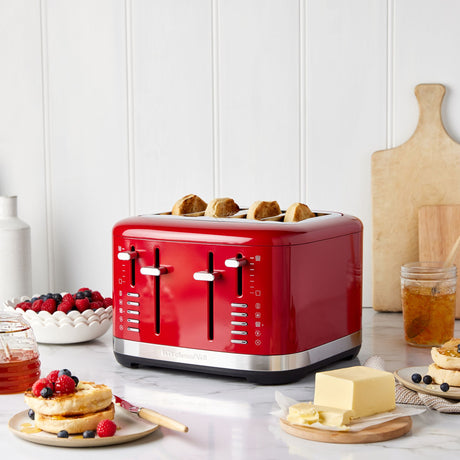 KitchenAid Artisan KMT4109 4 Slice Toaster Empire Red - Image 02