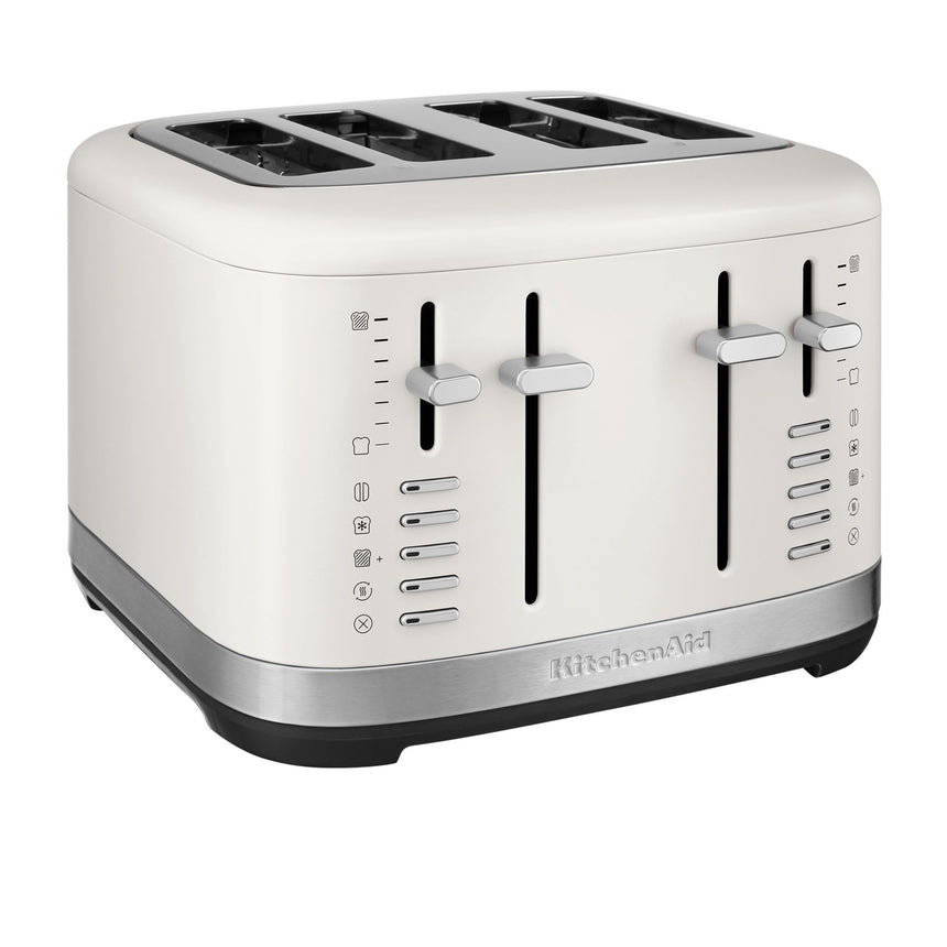 KitchenAid Artisan KMT4109 4 Slice Toaster Porcelain White - Image 04