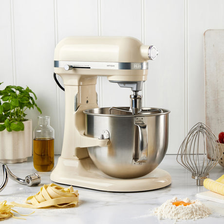 KitchenAid Artisan KSM70 Bowl Lift Stand Mixer Almond Cream - Image 02