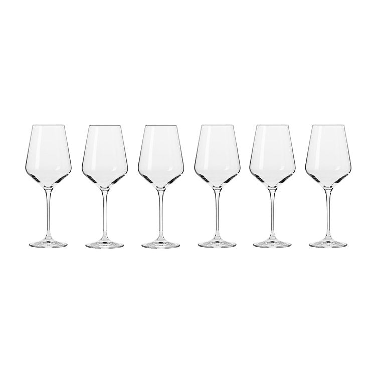 Krosno Avant Garde White Wine Glass 390ml Set of 6 - Image 02