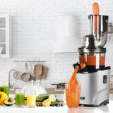 Kuvings REVO830 Carrot and Celery Slow Juicer Silver - Image 03