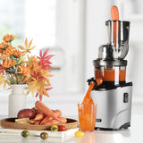 Kuvings REVO830 Carrot and Celery Slow Juicer Silver - Image 04