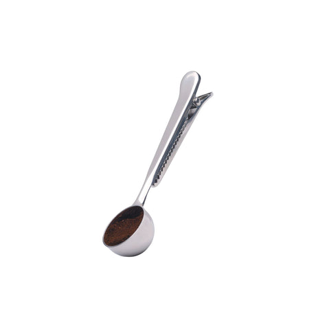 La Cafetiere Stainless Steel Coffee Measuring Spoon with Clip - Image 01