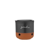 Ladelle Eco Terracotta Garlic Vault 10cm Charcoal - Image 01