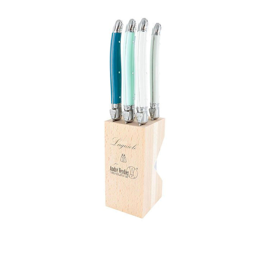 Laguiole Andre Verdier Debutant Serrated Knife Set of 6 - Image 01