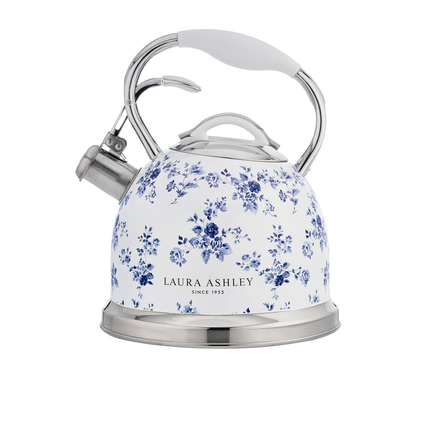 Laura Ashley China Rose Stovetop Kettle 2.5 litre in White - Image 01