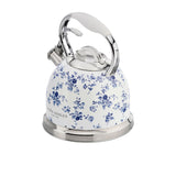 Laura Ashley China Rose Stovetop Kettle 2.5 litre in White - Image 04