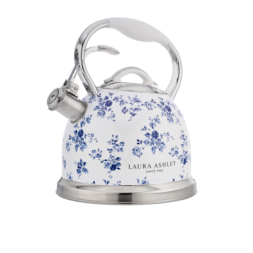 Laura Ashley China Rose Stovetop Kettle 2.5 litre in White - Image 05