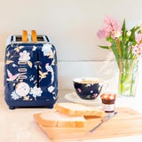 Laura Ashley Elveden 2 Slice Toaster Navy in Blue - Image 02