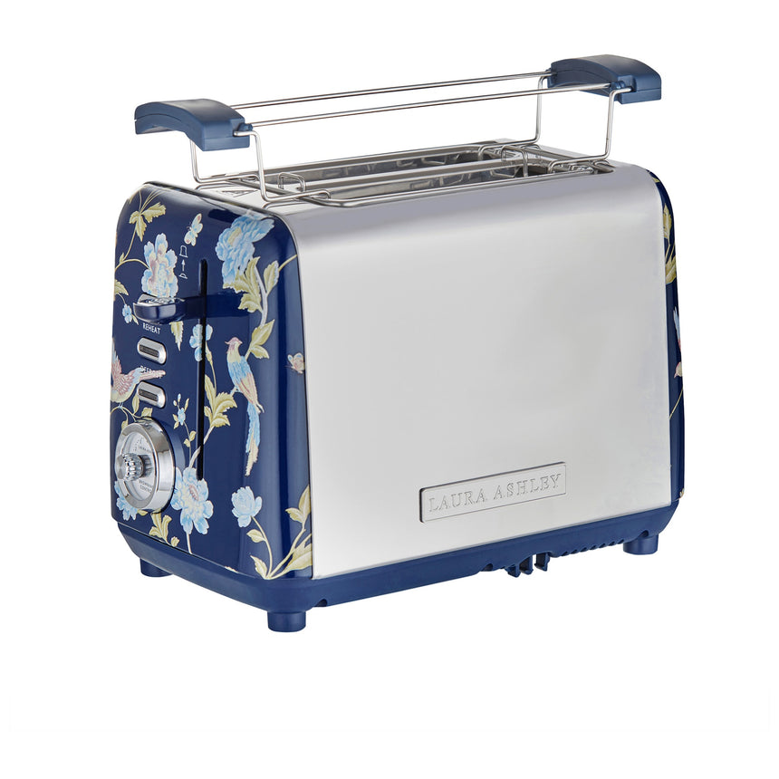 Laura Ashley Elveden 2 Slice Toaster Navy in Blue - Image 05