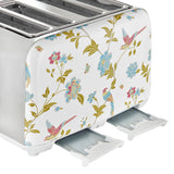 Laura Ashley Elveden 4 Slice Toaster in White - Image 05