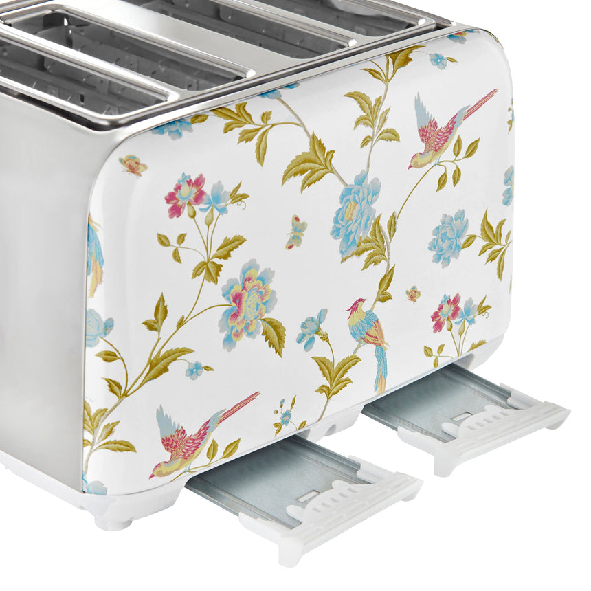 Laura Ashley Elveden 4 Slice Toaster in White - Image 05