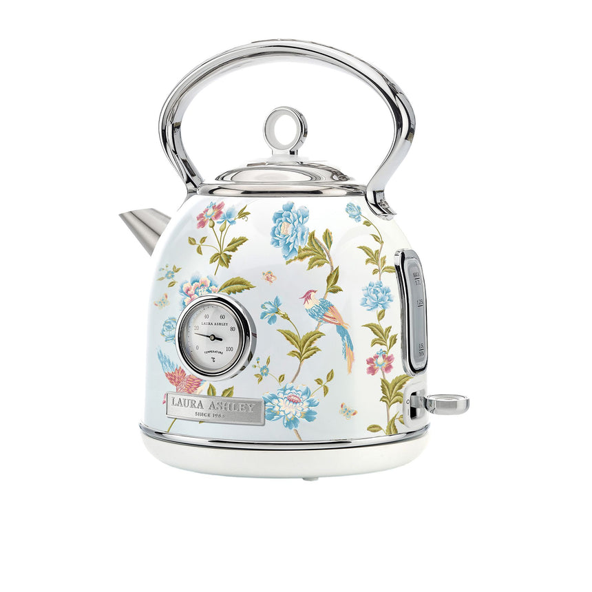 Laura Ashley Elveden Electric Kettle 1.7L White and Silver - Image 04