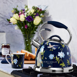 Laura Ashley Elveden Stovetop Kettle 2.5 litre in Blue - Image 03