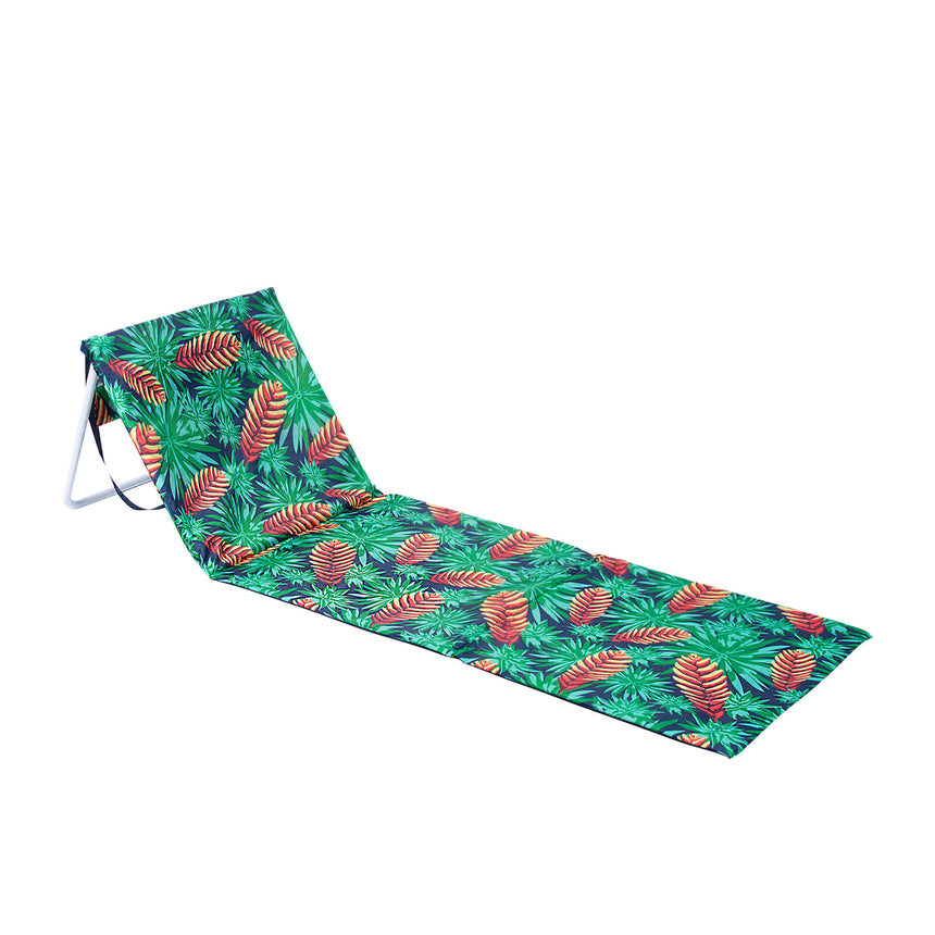 Lazy Dayz Fold Up Beach Lounger Mossman - Image 01