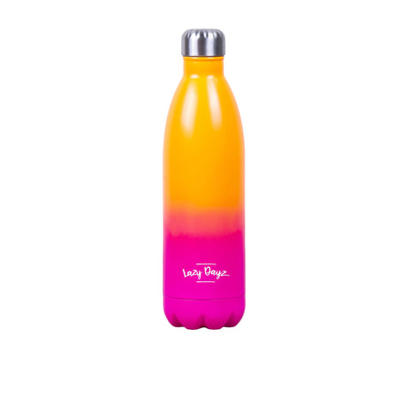 Lazy Dayz Jumbo Drink Bottle 1L Orange Pink Ombre - Image 01